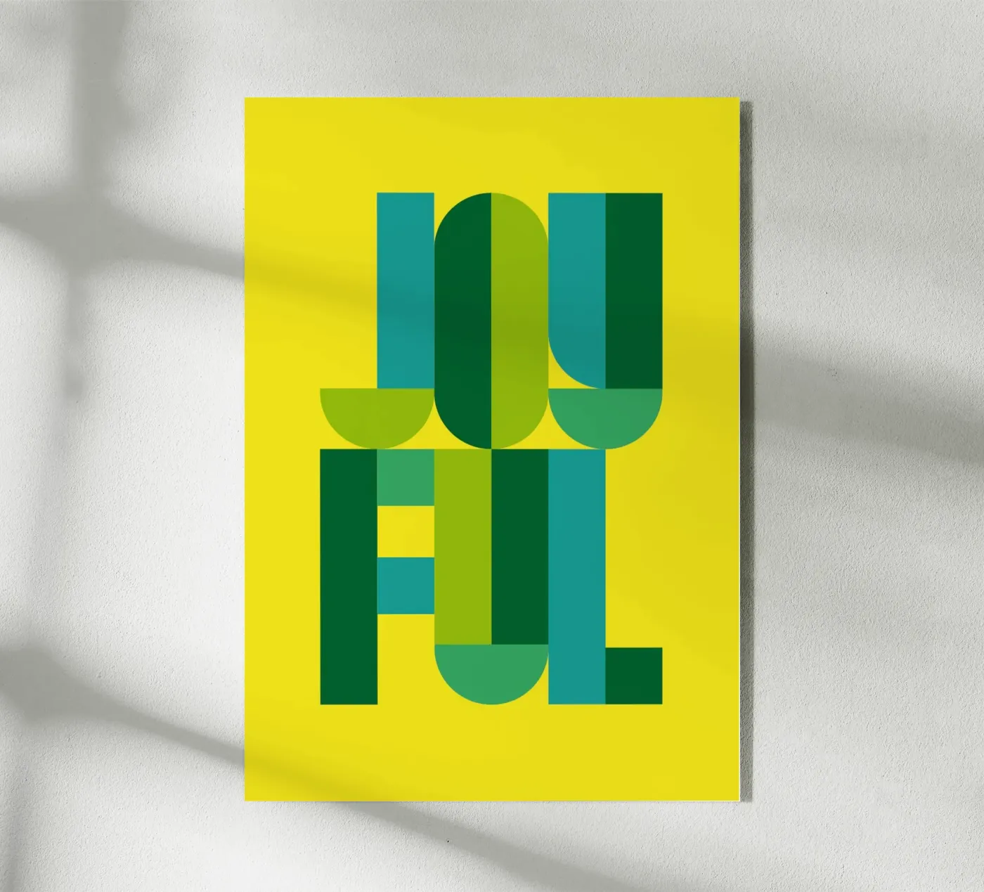 Joyful 01 Acryl-Glas von Art Fart