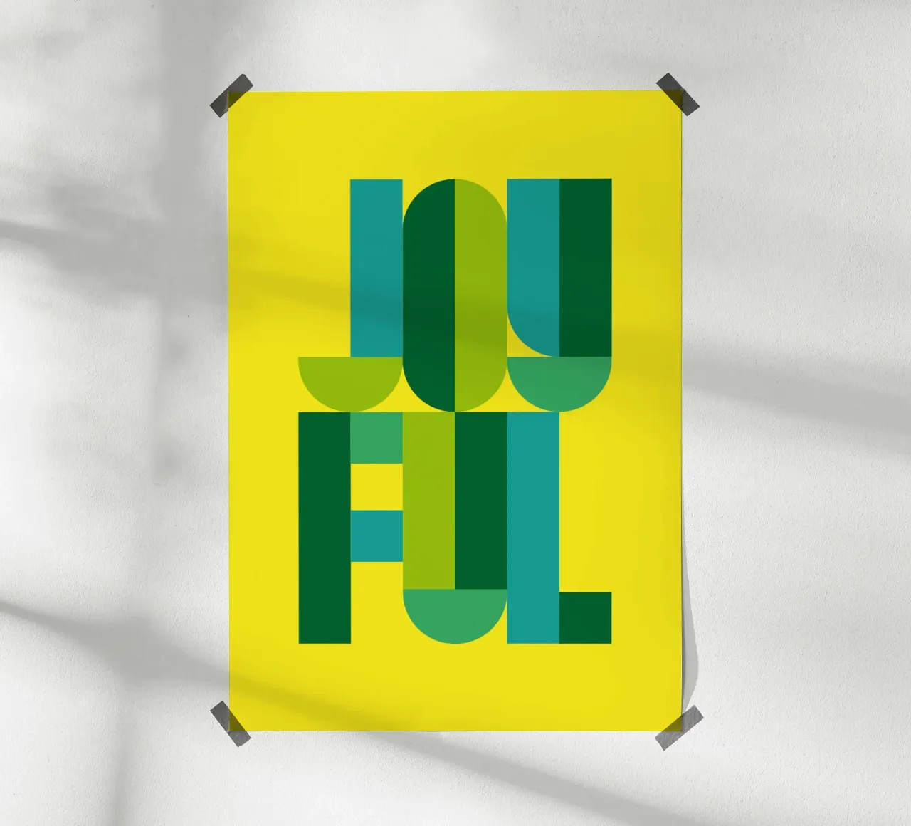 Joyful 01 poster da Art Fart