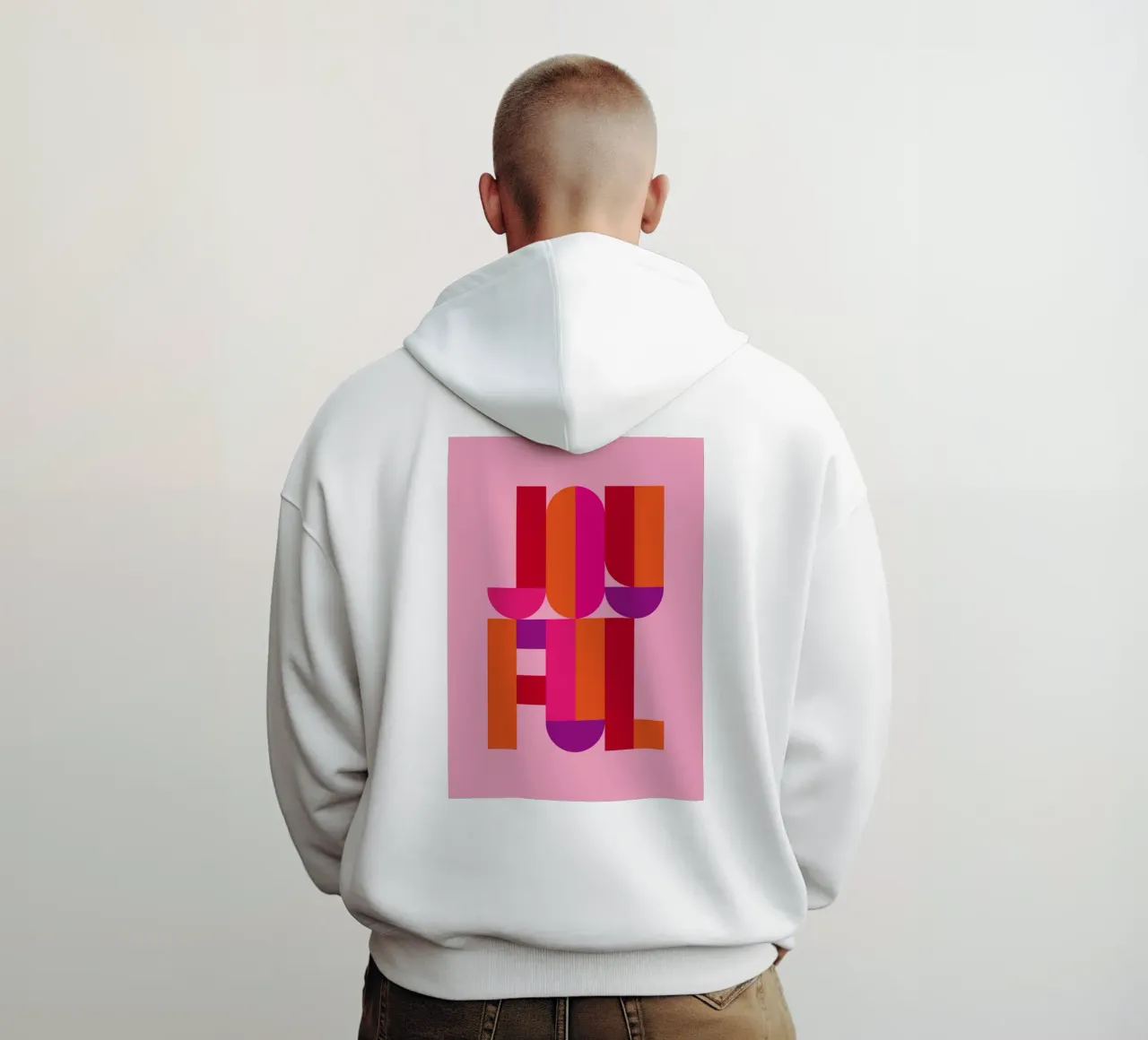 Joyful 02 felpa con cappuccio da Art Fart