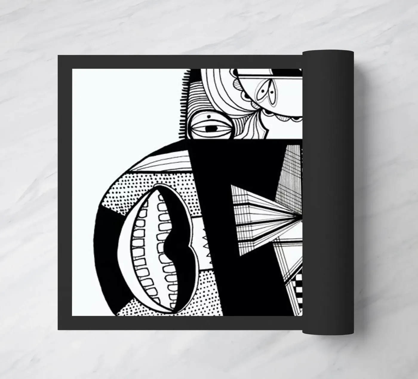 monsterfish Fußmatte von Studio Teer