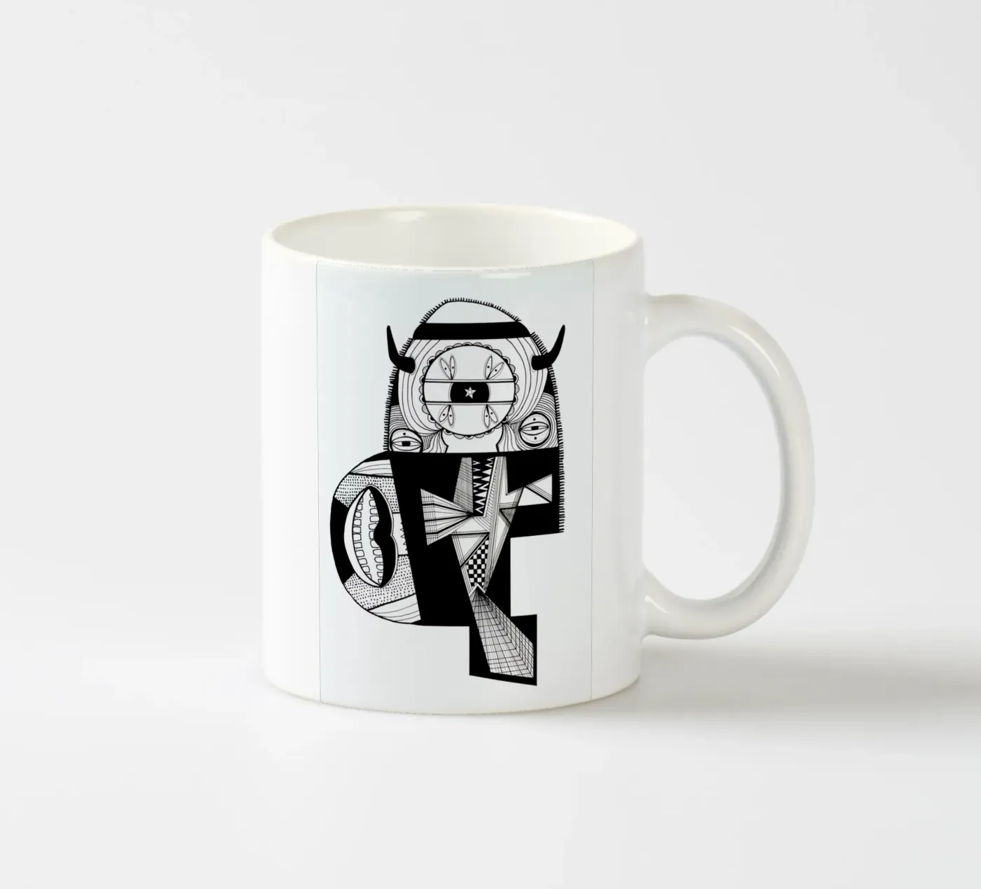 monsterfish ceramic mug by Studio Teer