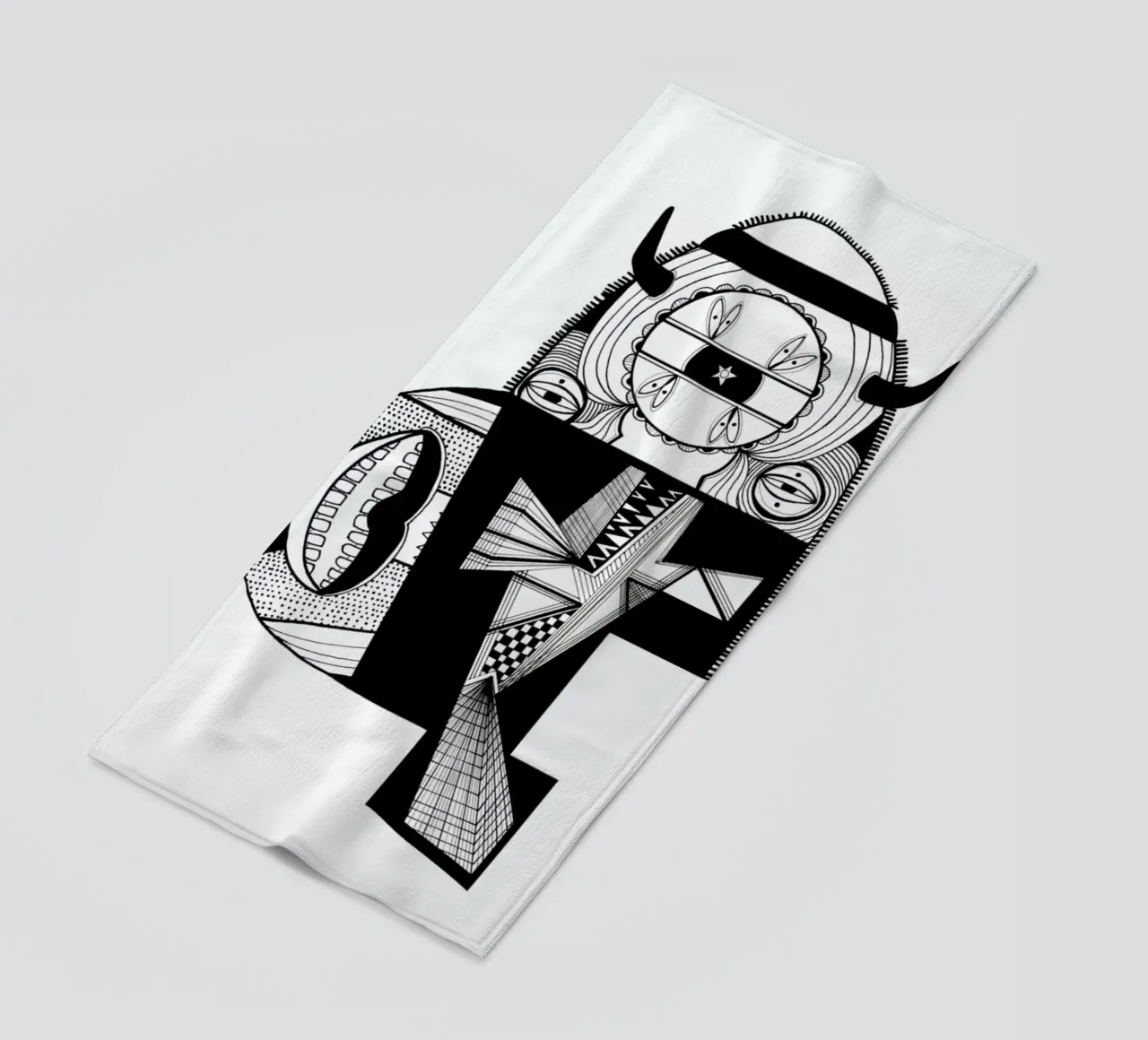 monsterfish telo mare da Studio Teer