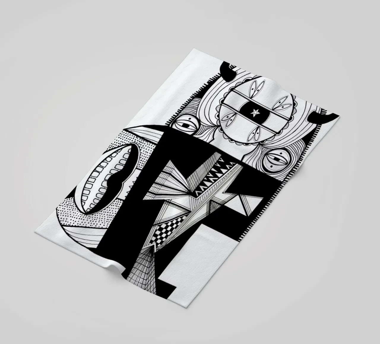 monsterfish telo mare da Studio Teer