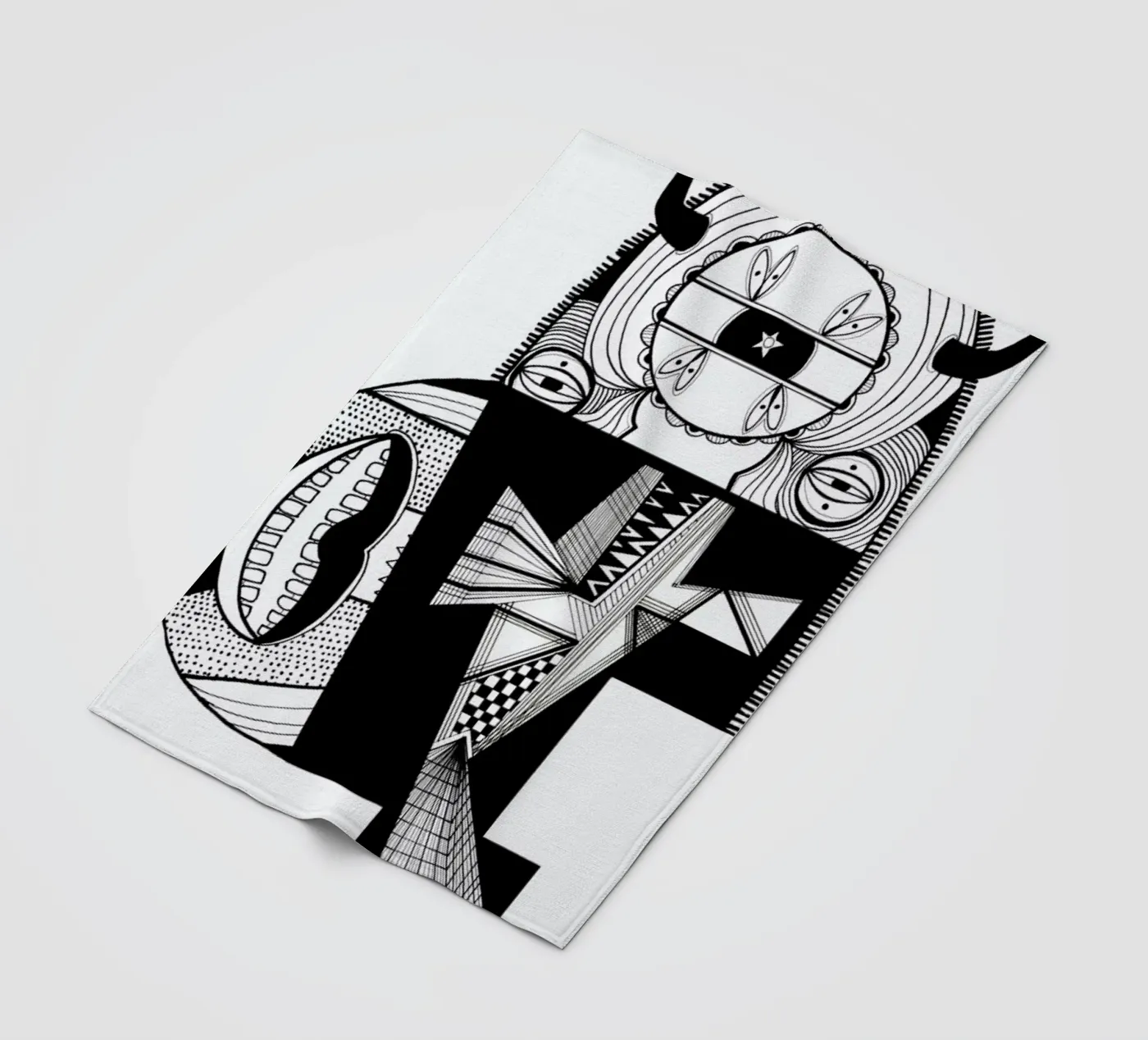monsterfish Fleecedecke von Studio Teer