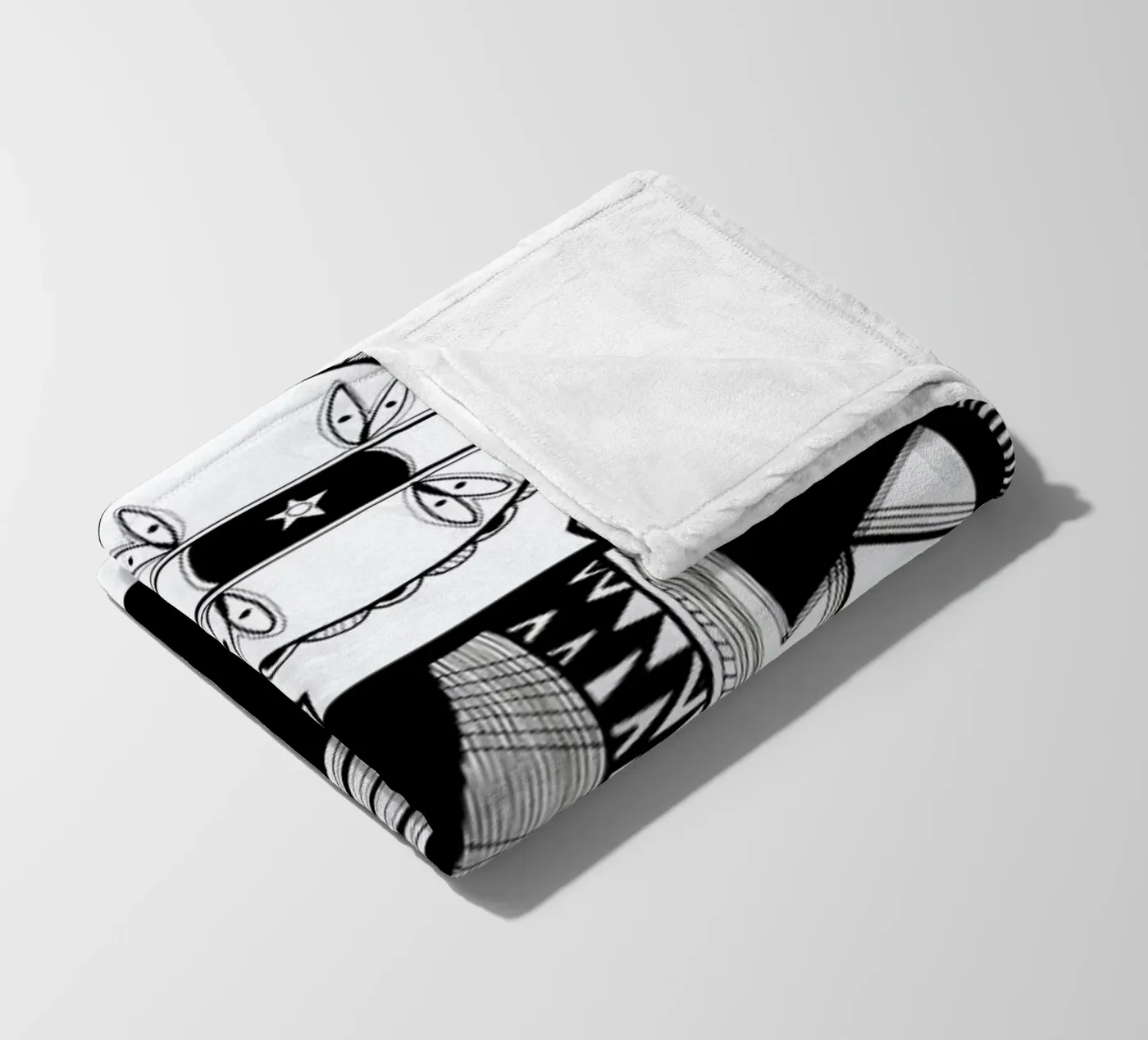 monsterfish fleecedeken van Studio Teer