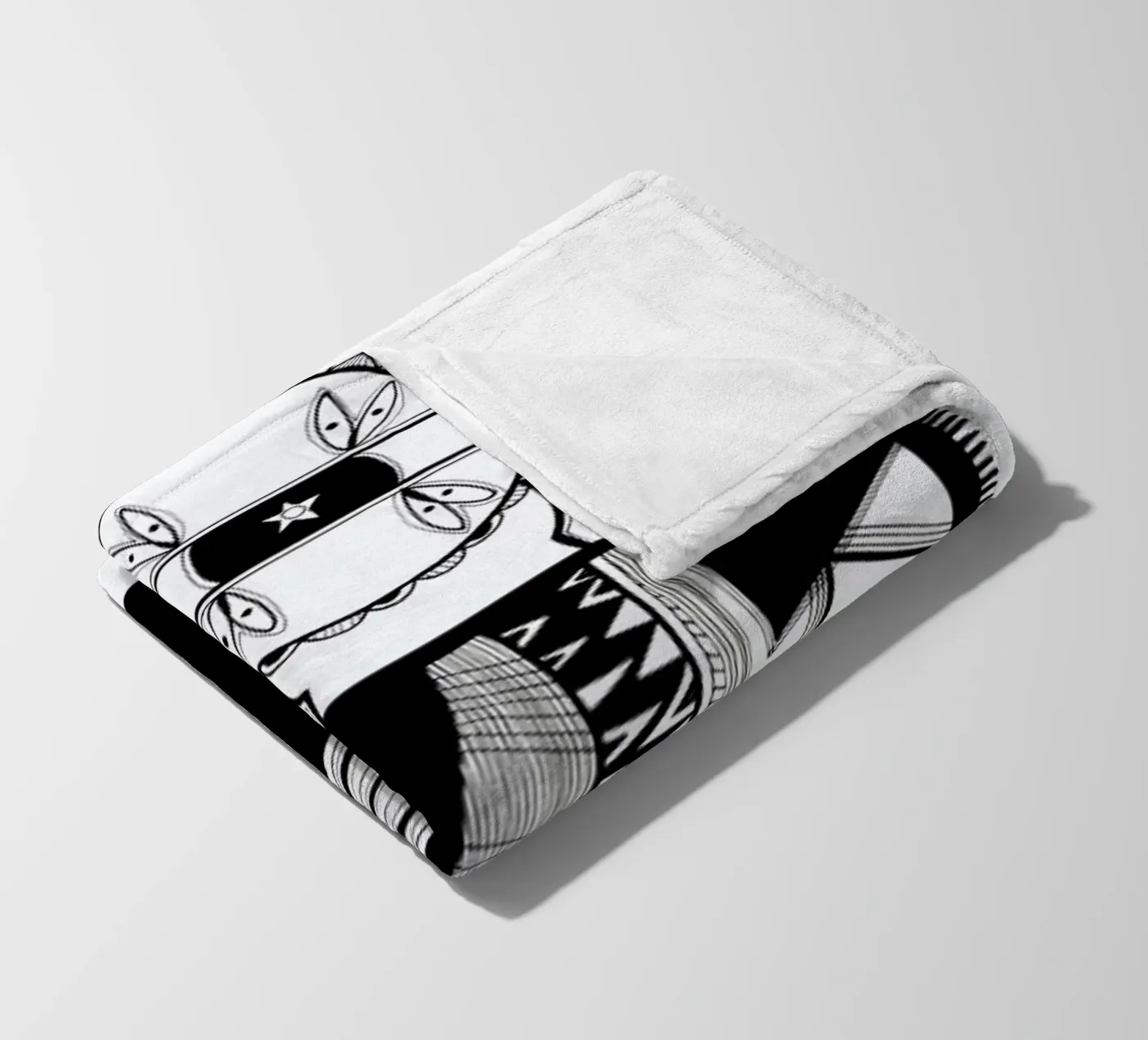 monsterfish fleecedeken van Studio Teer