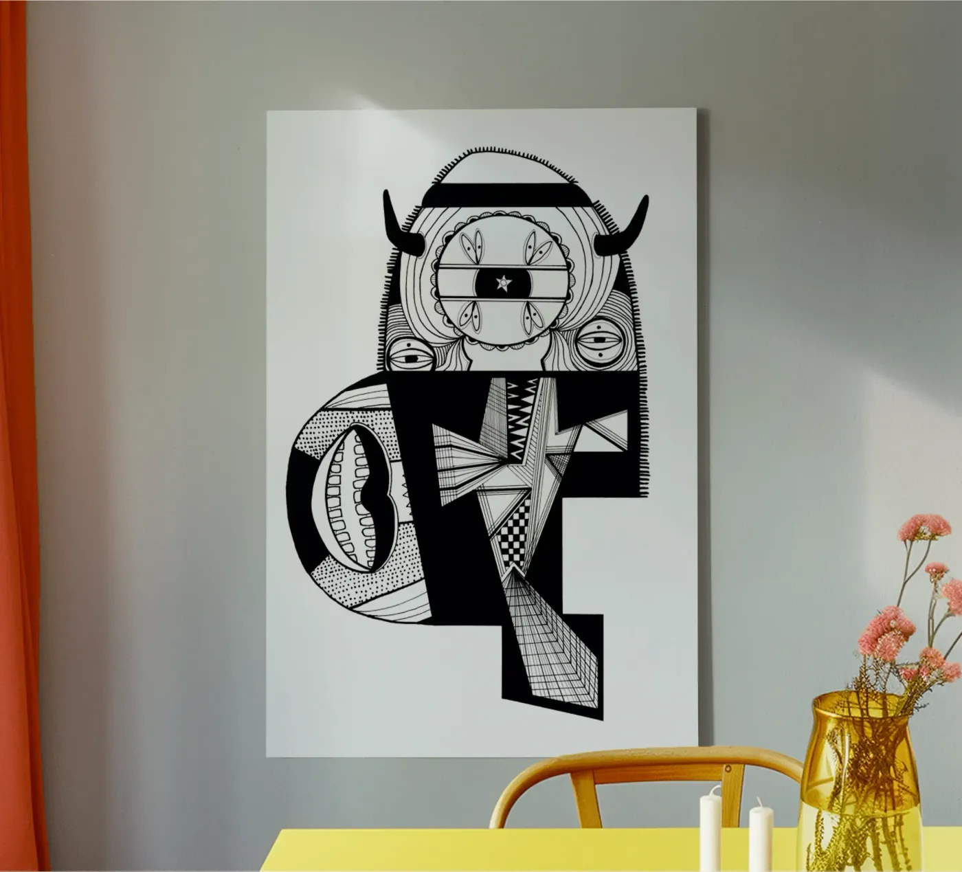 monsterfish tela da Studio Teer