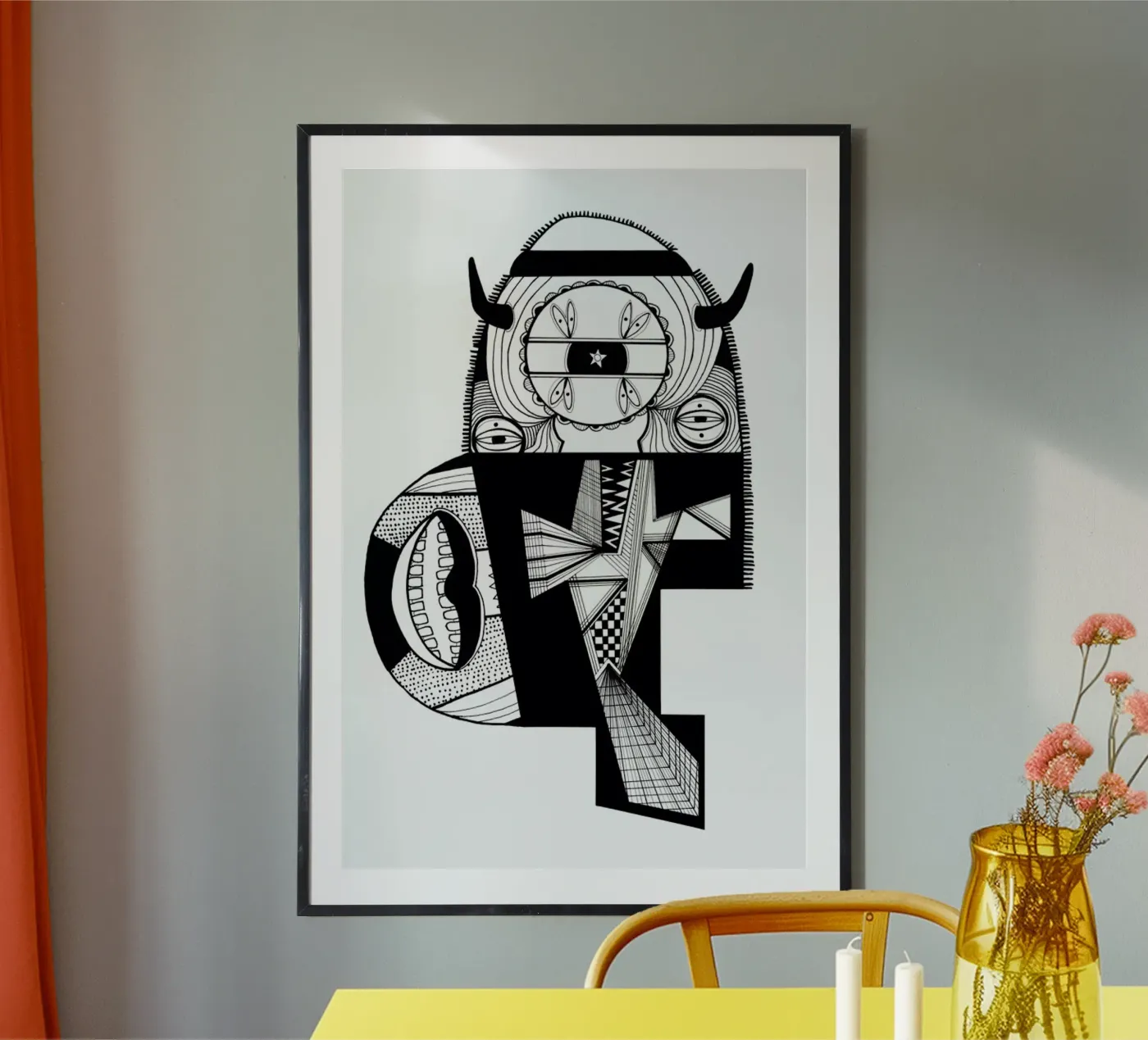 monsterfish poster van Studio Teer