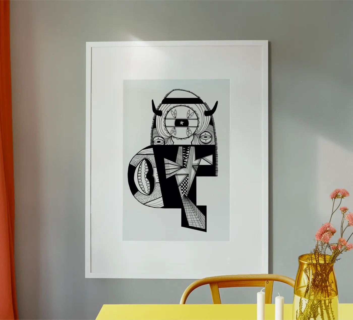 monsterfish poster van Studio Teer