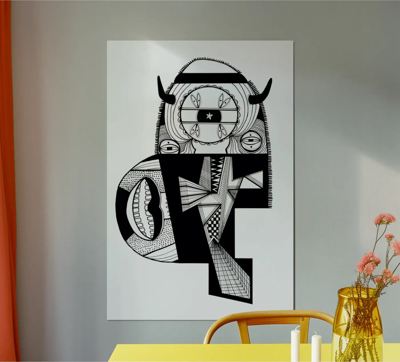 monsterfish poster van Studio Teer