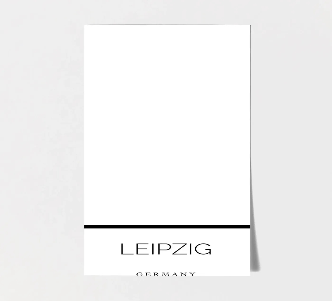 LEIPZIG -  white sticker sheet by CityLights