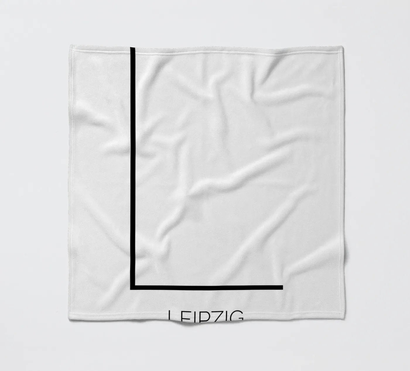 LEIPZIG -  white Fleecedecke von CityLights