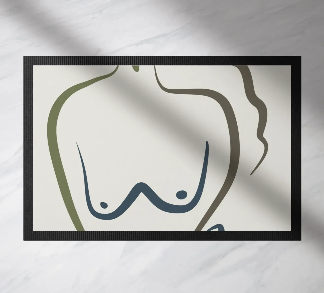 Linea grafica del busto zerbino da Little Dean