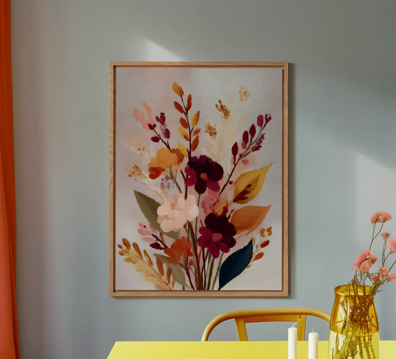 Rustic Autumn Bouquet alluminio dibond da Gypsy Galleria
