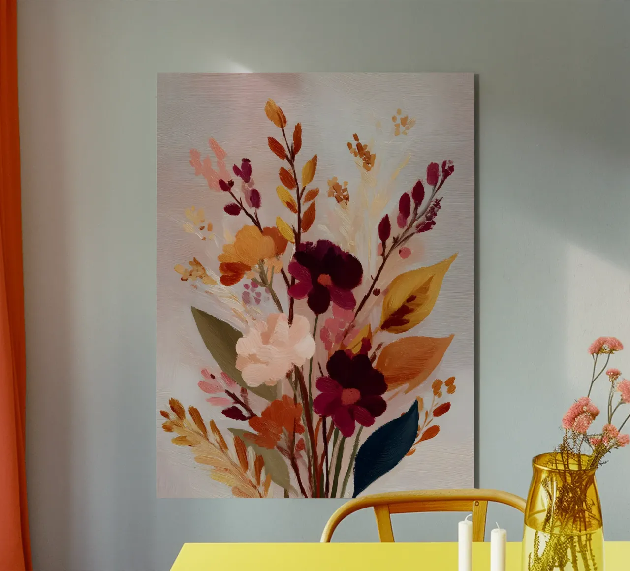 Rustic Autumn Bouquet alluminio dibond da Gypsy Galleria