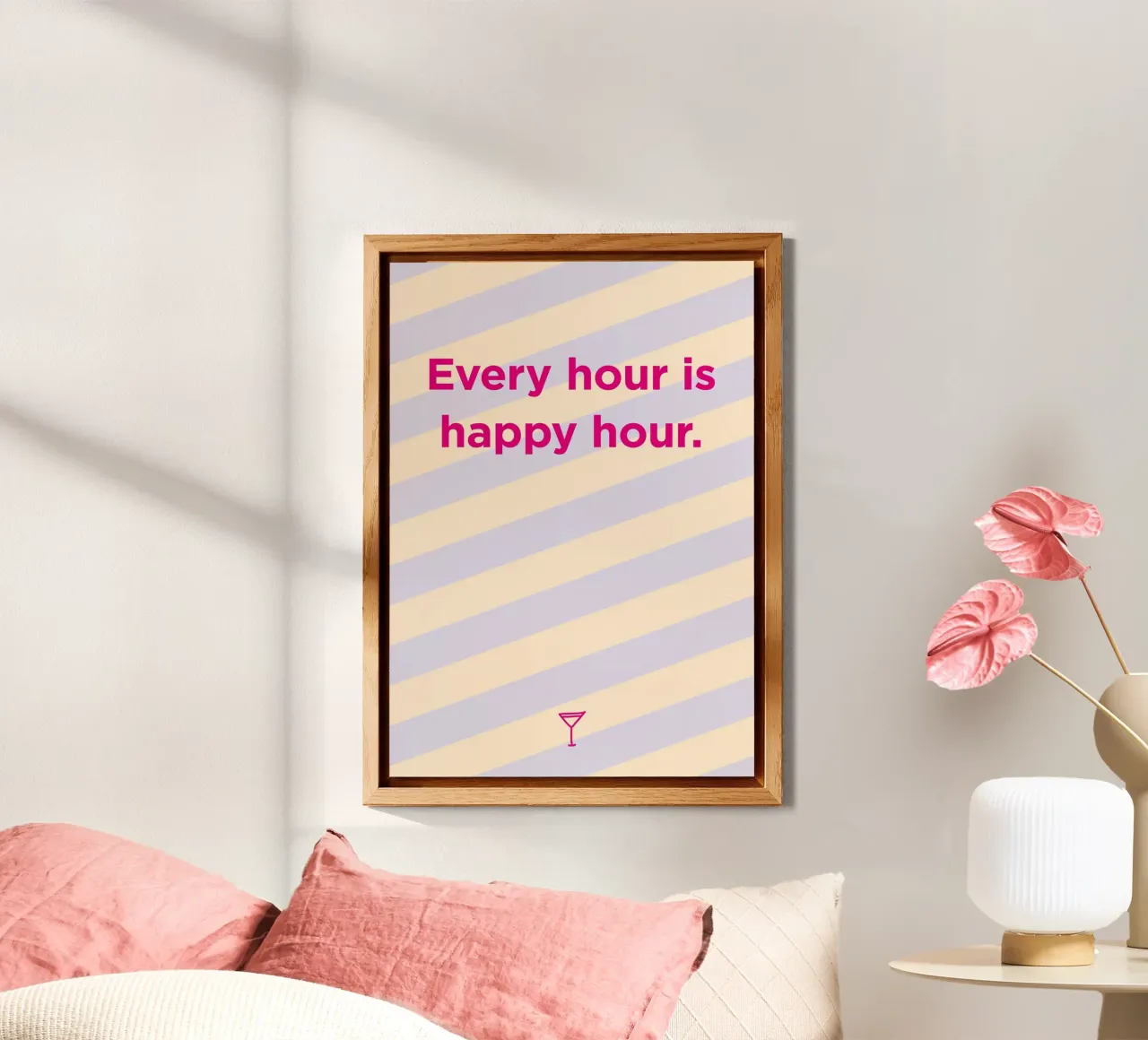 Happy Hour 01 alluminio dibond da Art Fart