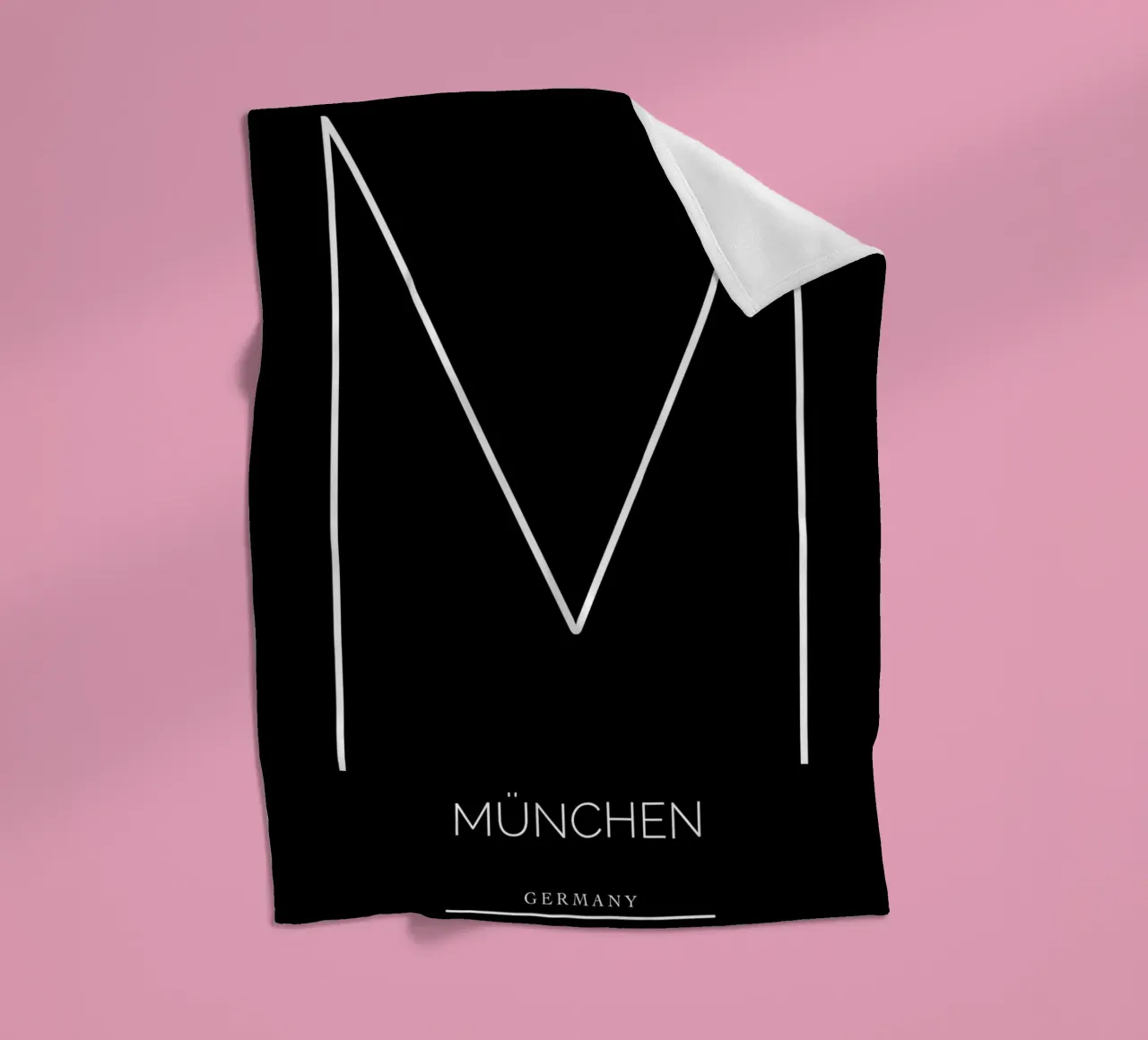 MÜNCHEN -  black coperta in pile da CityLights