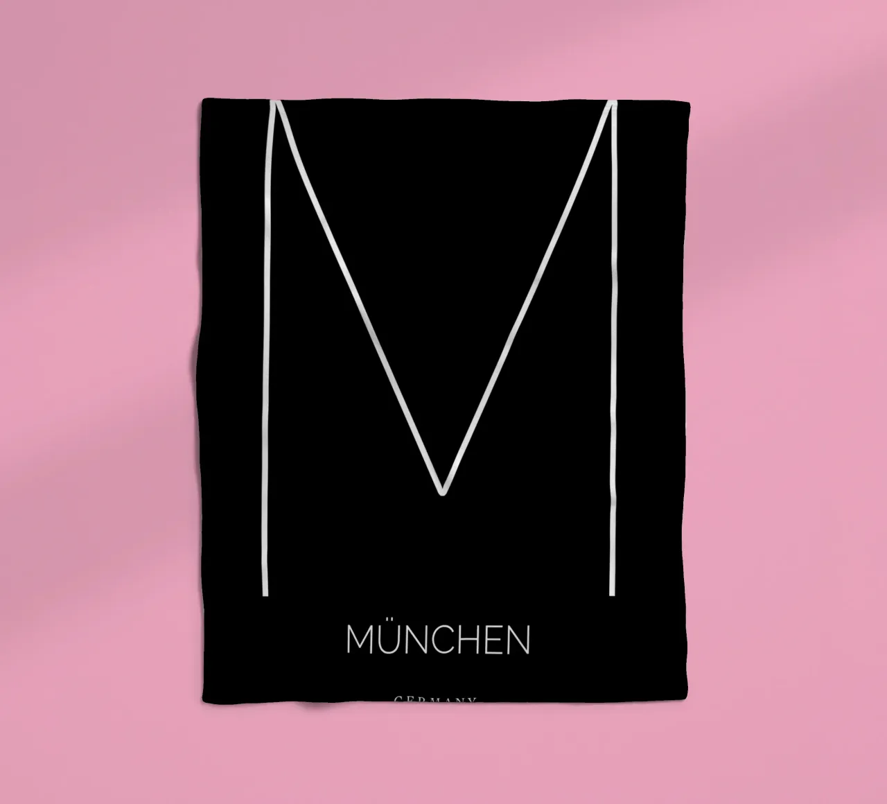 MÜNCHEN -  black coperta in pile da CityLights