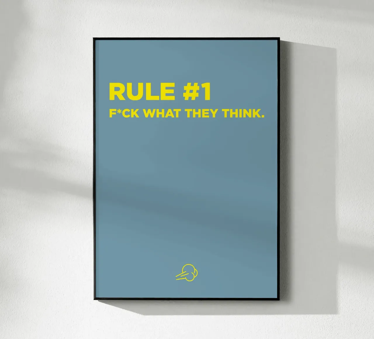 F*ck what they think. plexiglass da Art Fart