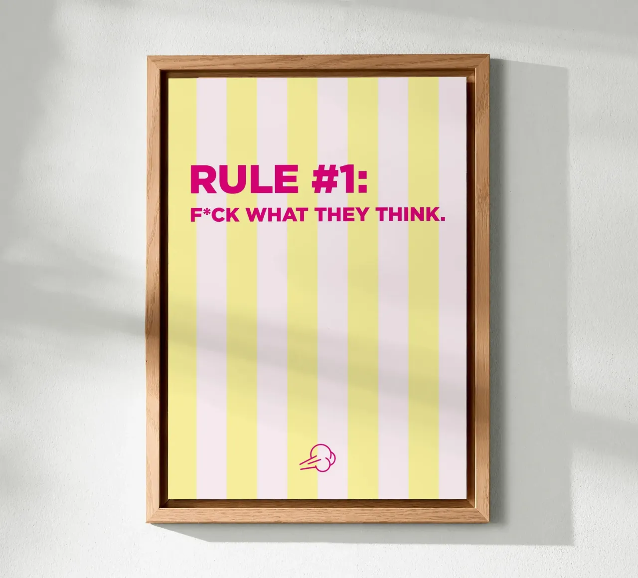 F*ck what they think. alluminio dibond da Art Fart