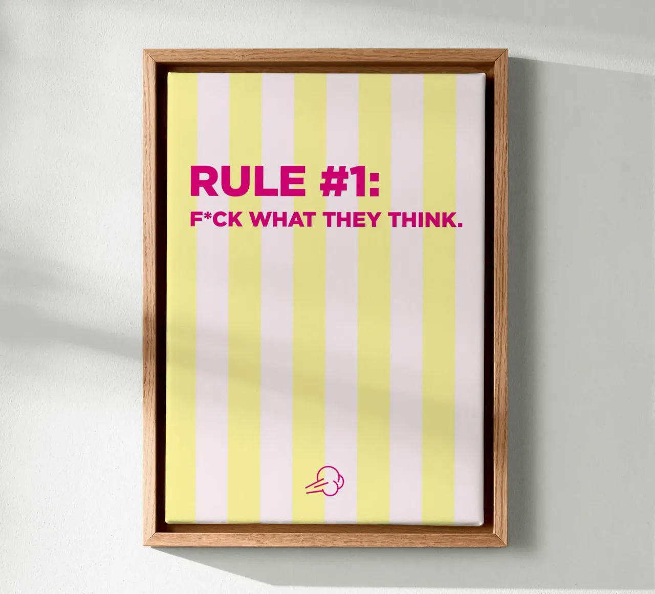 F*ck what they think. tela da Art Fart
