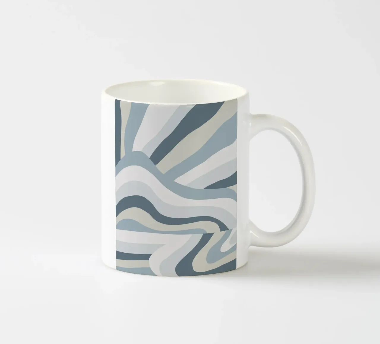 Paesaggio a strisce tazza in ceramica da Little Dean