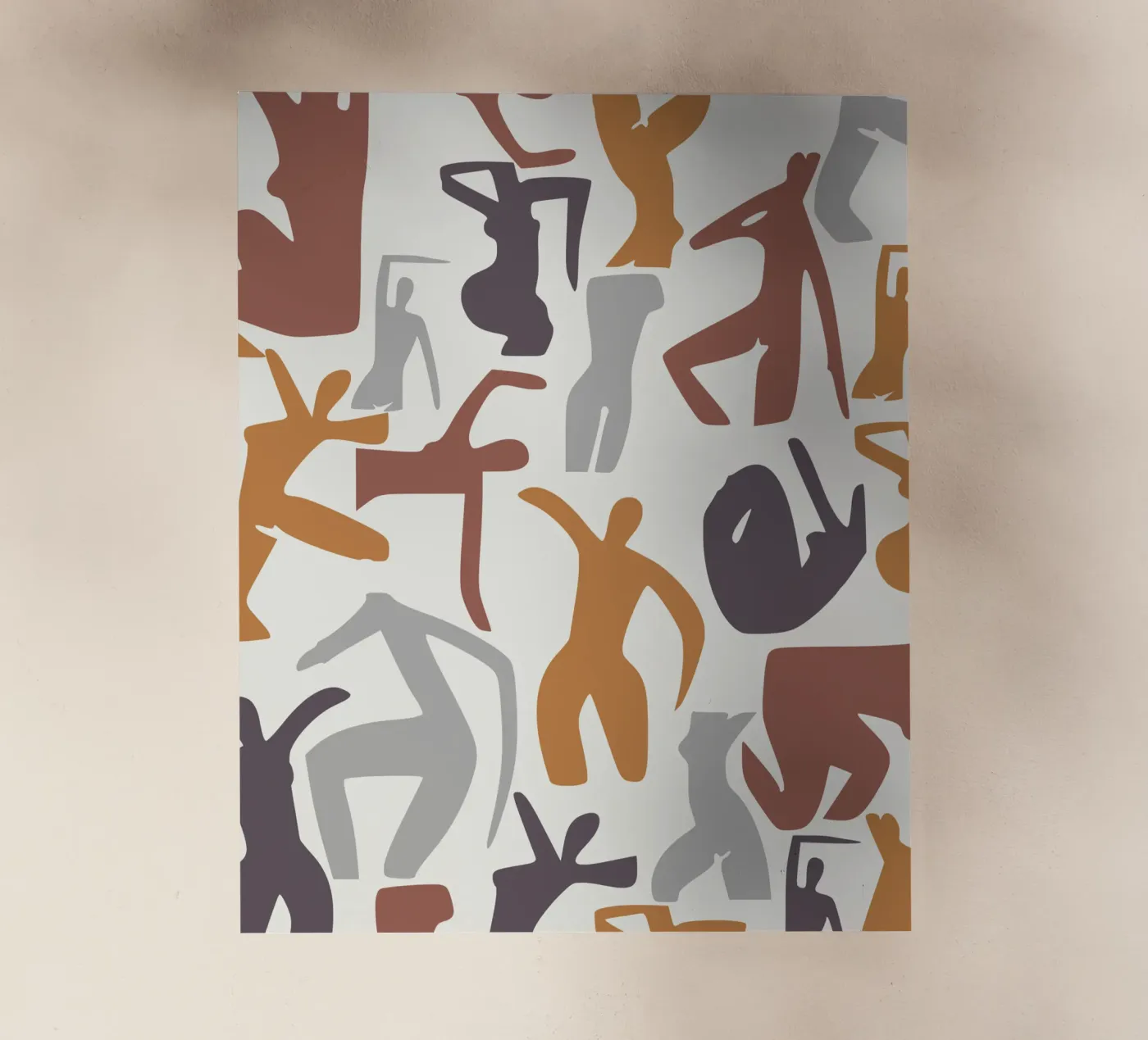 Figurative pattern backlit film by Little Dean