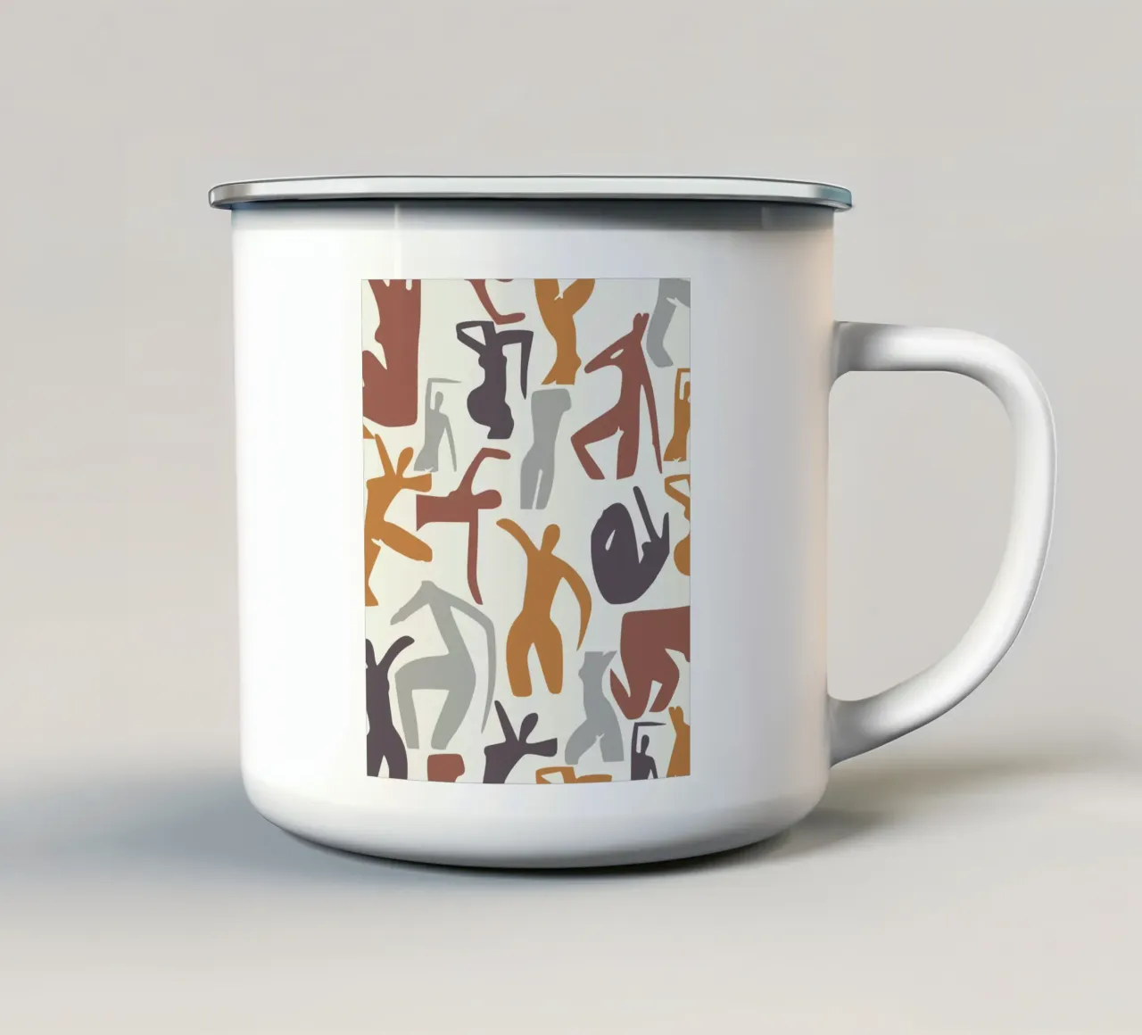 Schema figurativo tazza in smalto da Little Dean