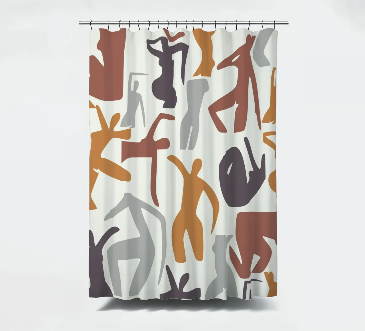 Figuratives Muster Duschvorhang von Little Dean