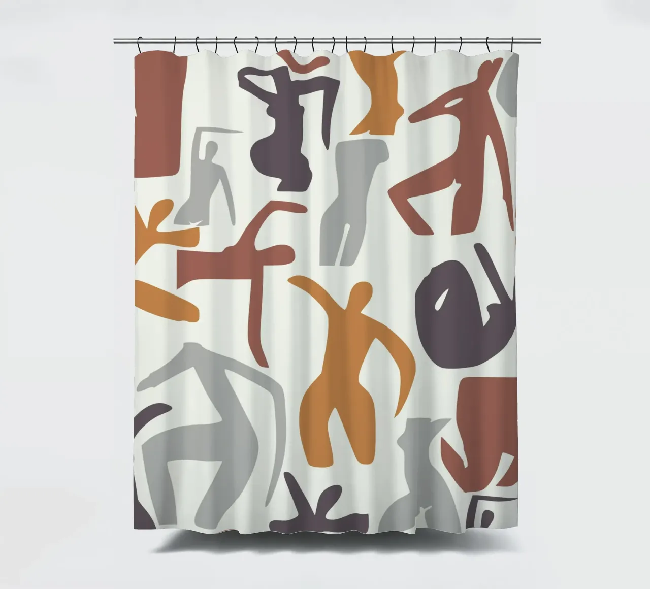 Figuratives Muster Duschvorhang von Little Dean