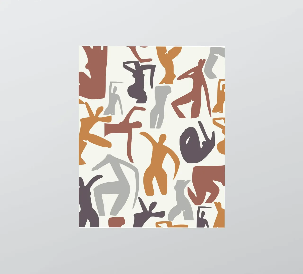 Figurative pattern sticker by Little Dean