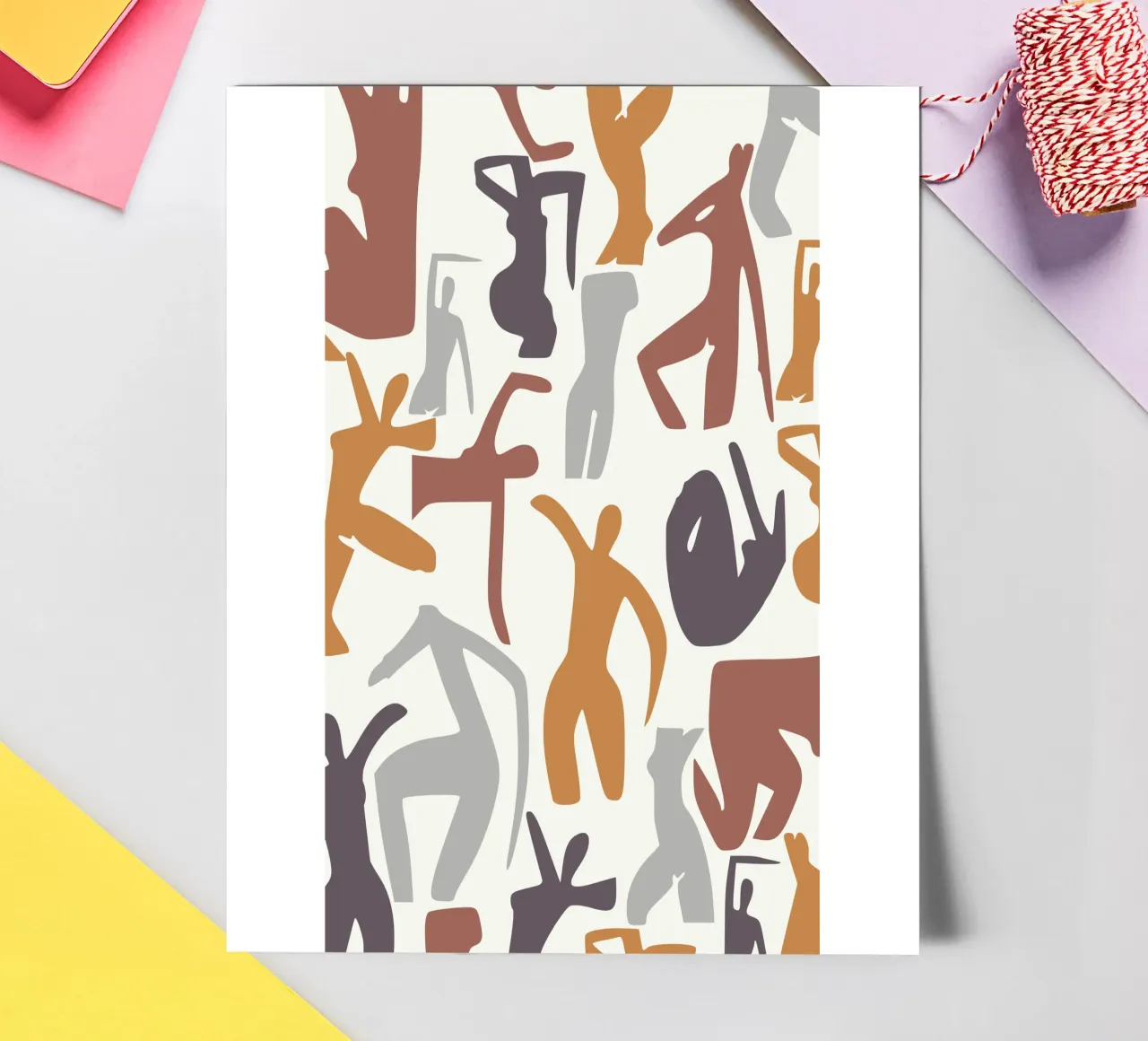 Figurative pattern sticker sheet by Little Dean