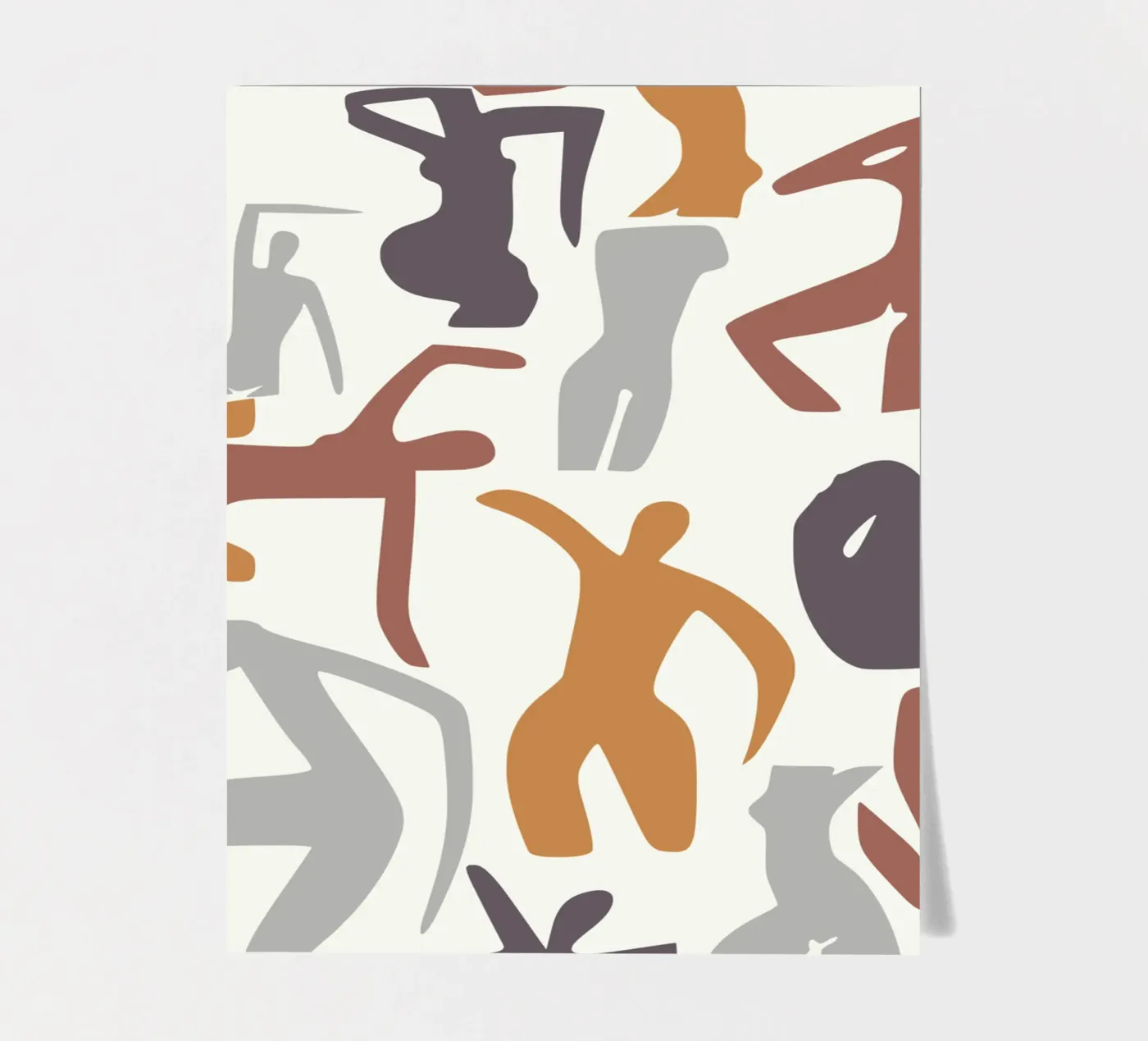 Figurative pattern stickervel van Little Dean