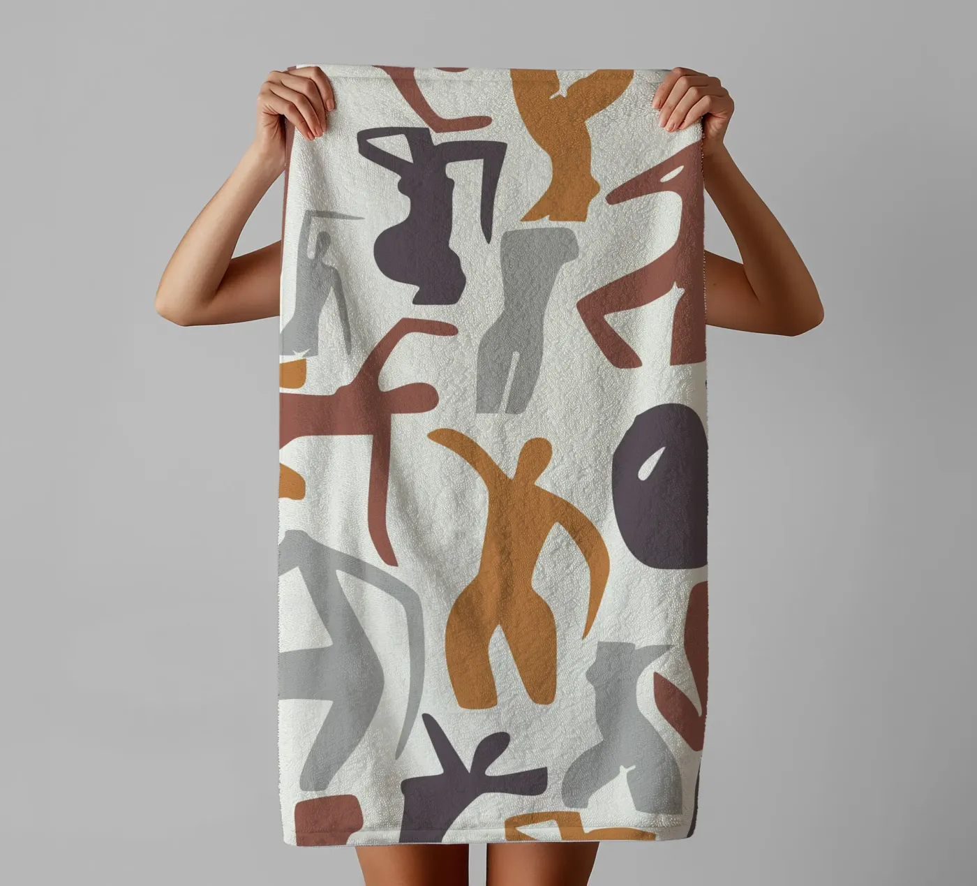 Figuratives Muster Handtuch von Little Dean