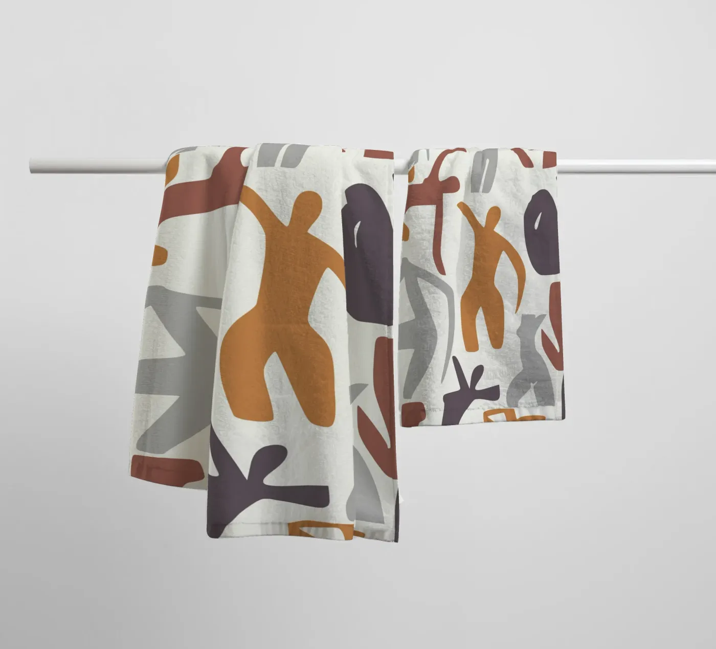 Figuratives Muster Handtuch von Little Dean