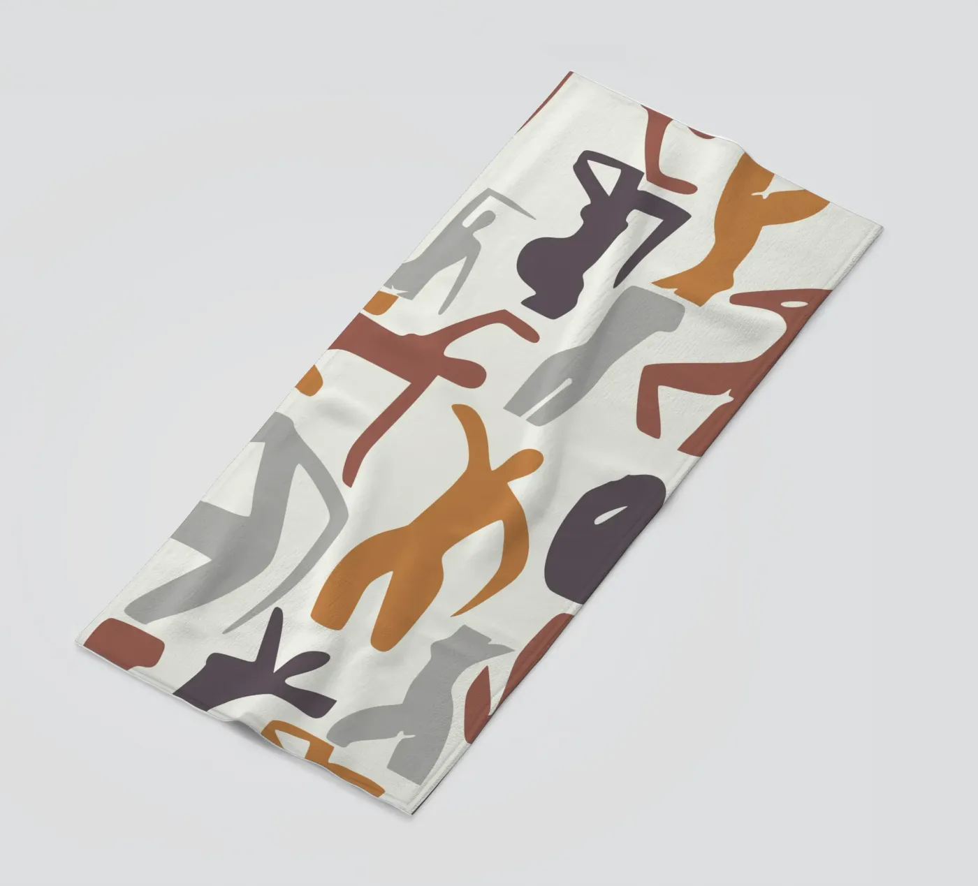 Figuratief patroon strandhanddoek van Little Dean