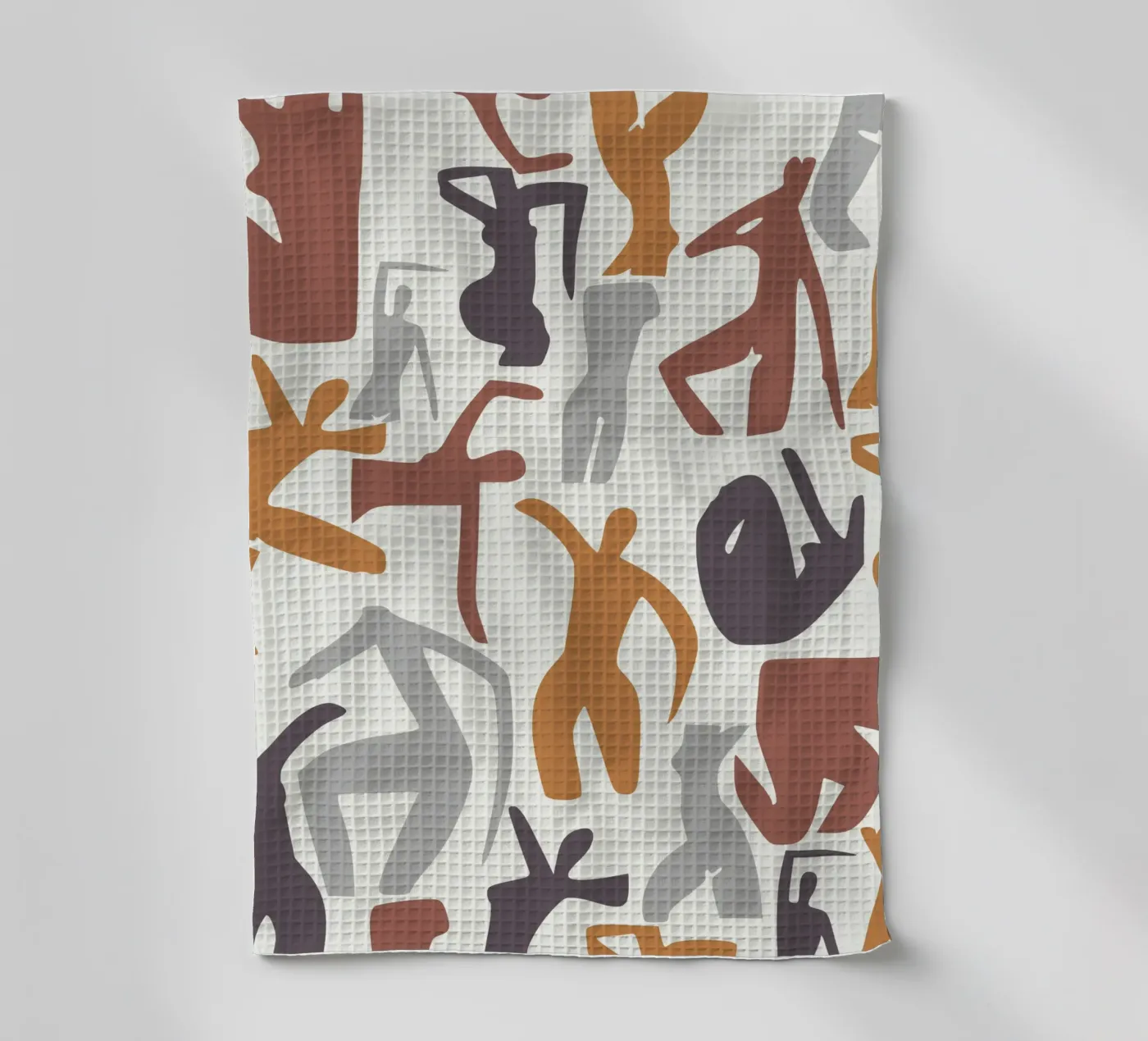 Figurative pattern tea towel by Little Dean