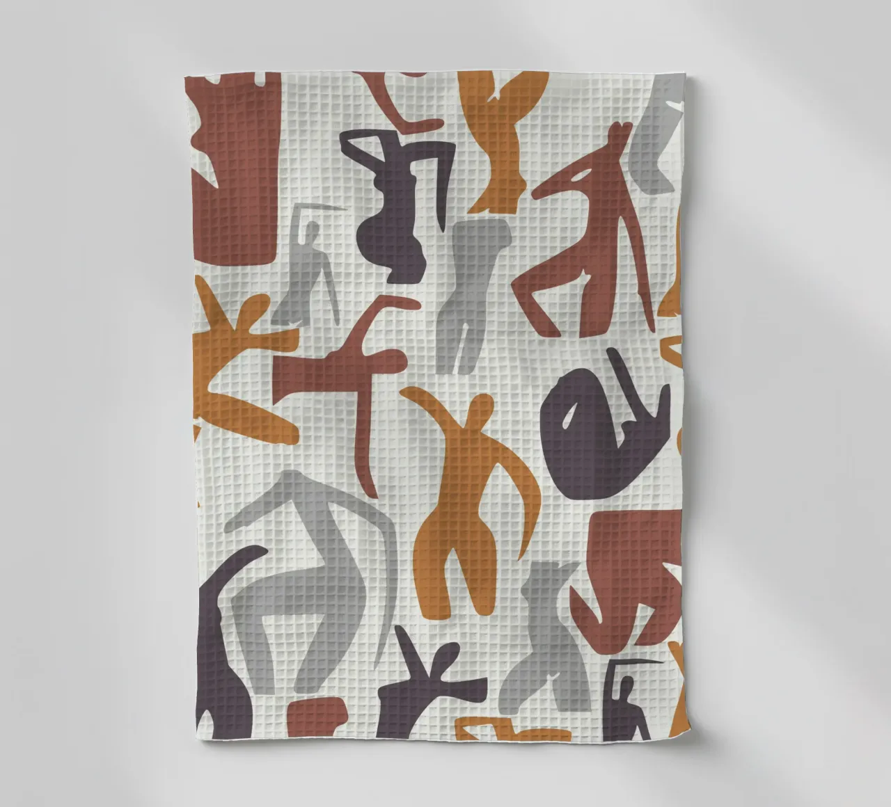 Figurative pattern tea towel by Little Dean