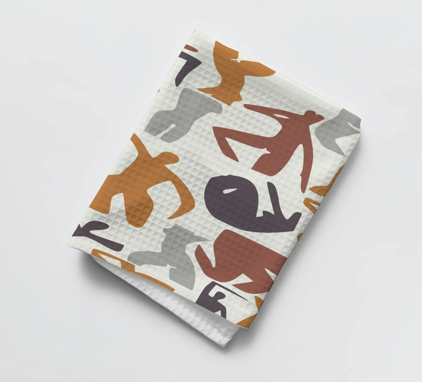 Figurative pattern tea towel by Little Dean
