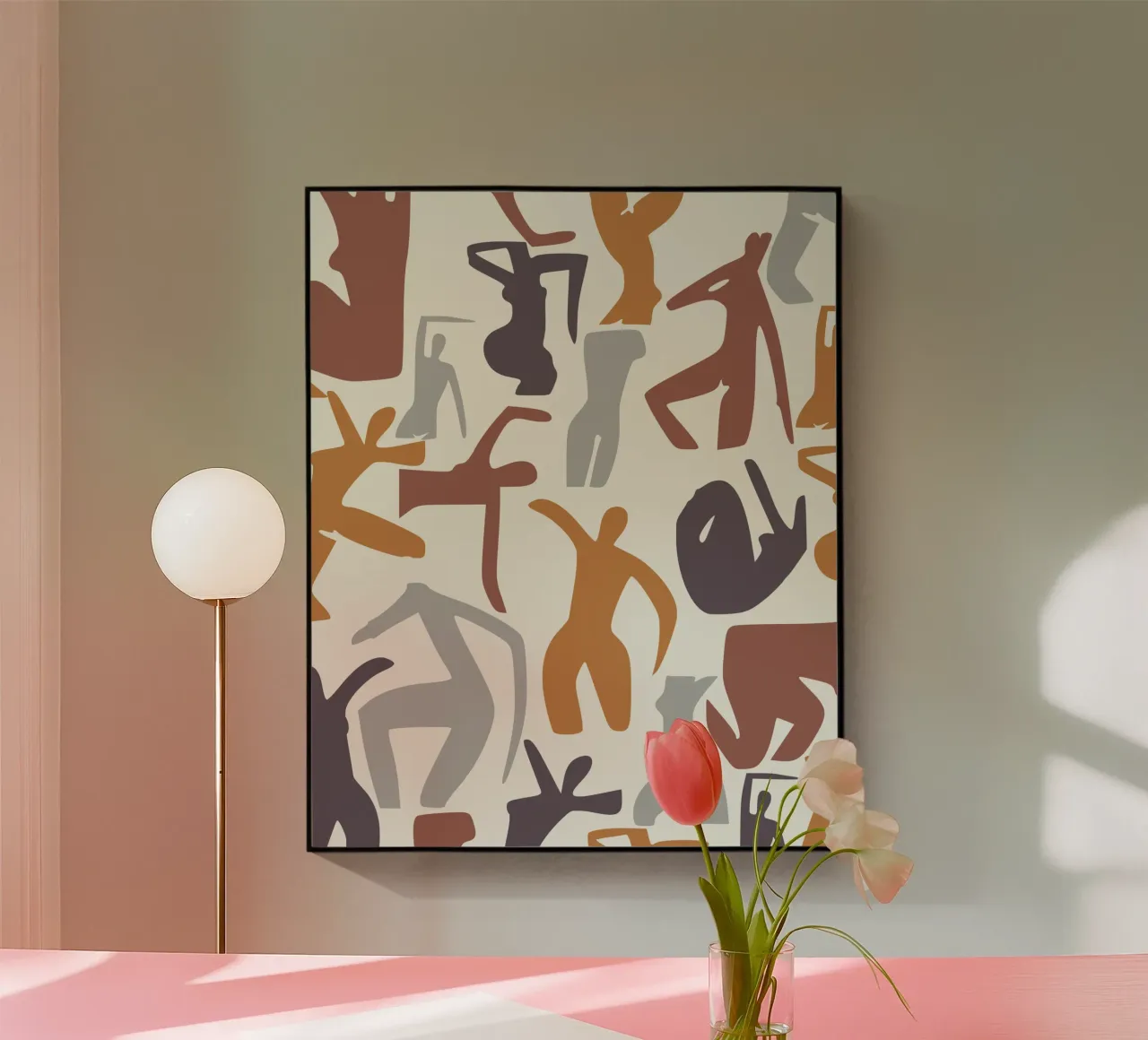 Figurative pattern plexiglas de Little Dean