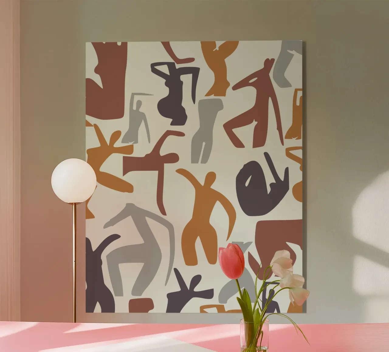 Figurative pattern plexiglas de Little Dean