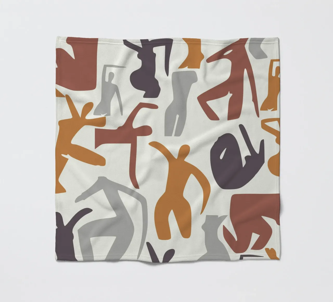 Figurative pattern fleece blanket by Little Dean