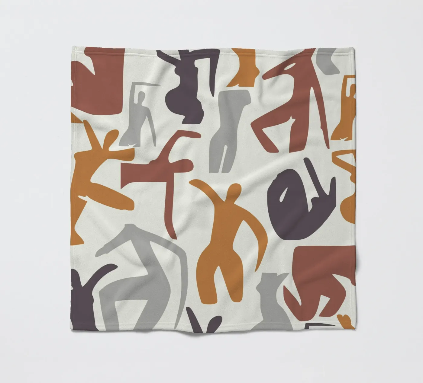 Figurative pattern fleece blanket by Little Dean
