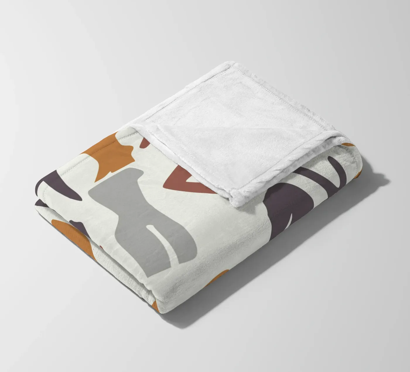 Figurative pattern fleece blanket by Little Dean