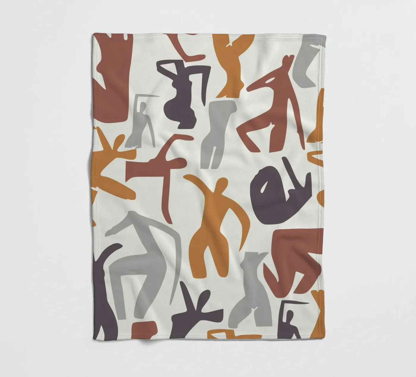 Figurative pattern fleece blanket by Little Dean