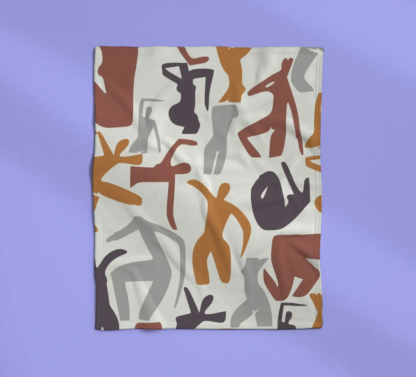 Figurative pattern fleece blanket by Little Dean