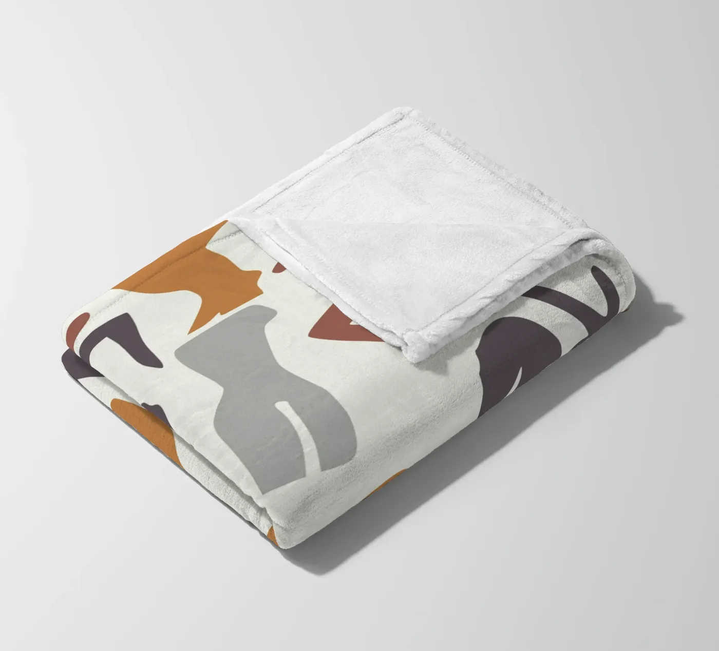 Figurative pattern fleece blanket by Little Dean