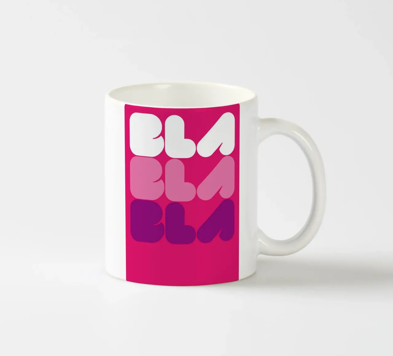 Bla Bla Bla 02 tazza in ceramica da Art Fart