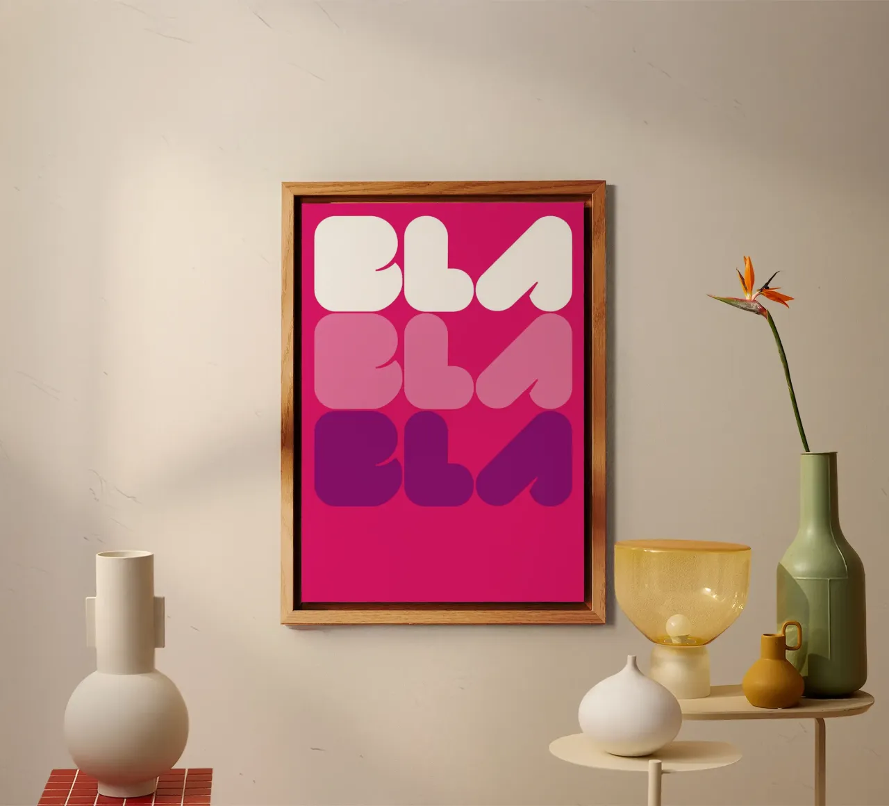 Bla Bla Bla 02 alluminio dibond da Art Fart