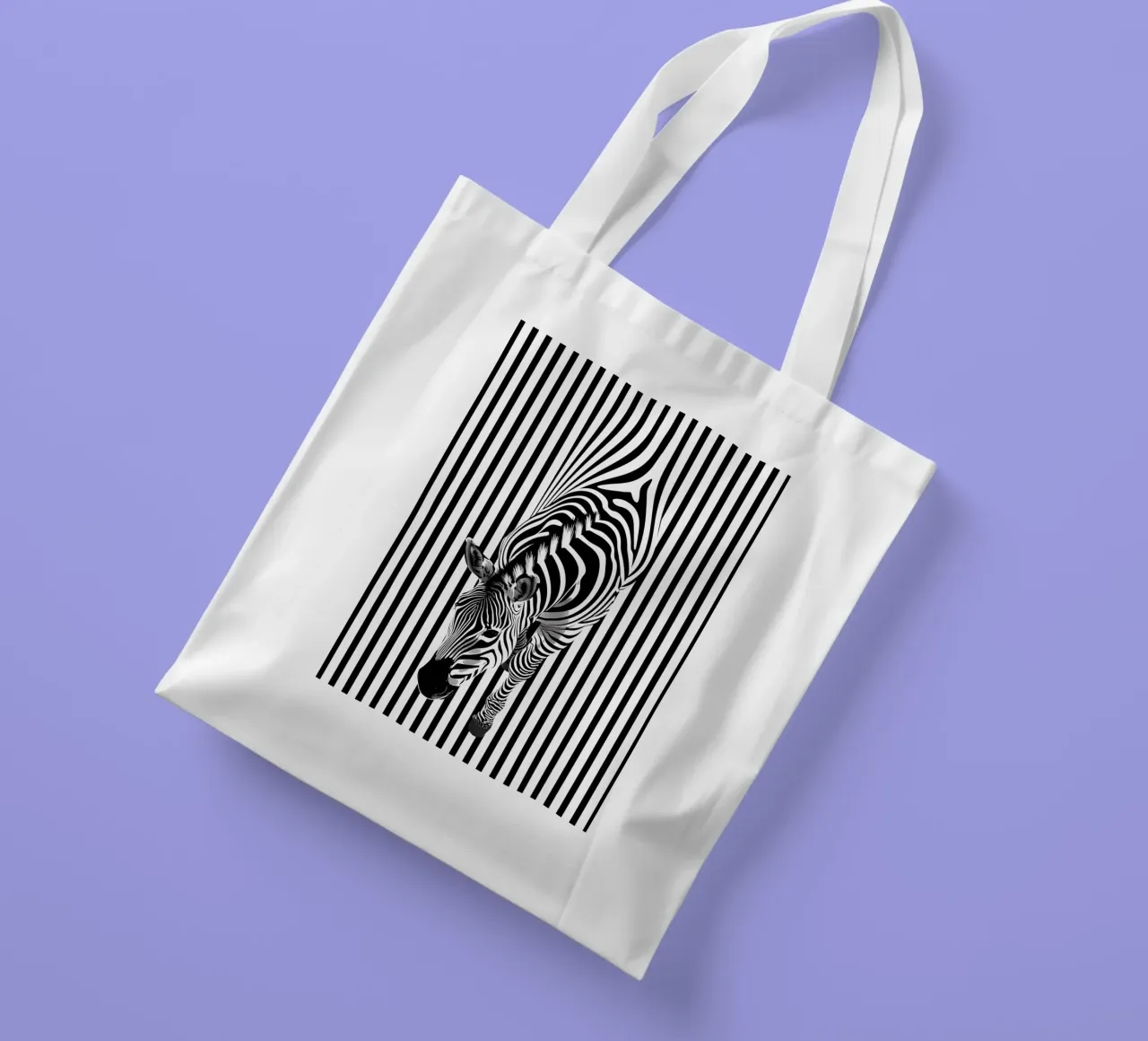 Attraversamento a zebre borsa in juta da Autofocus